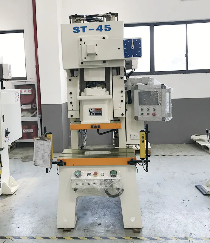 St-45V пневматическая штамповочная машина + фидер для производства контейнеров из алюминиевой