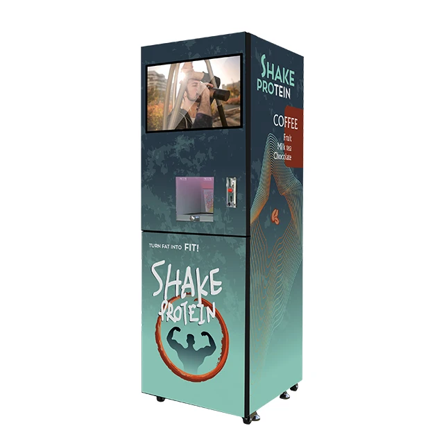 GS505 QR Pay Coffee Vending Machine for Malasyi Premix Instant Tea Making Machine
