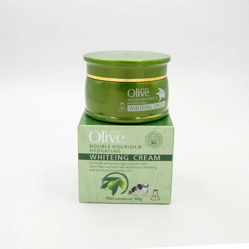 
New design natural skin whitening Nourishing olive oil face cream double nourish hydrating Whitening Cream 