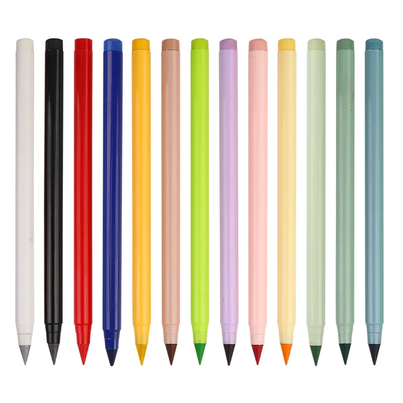 New Color Pencil Creative Erasable  No Need to Sharpen Student Drawing Graffiti Pencil 13 Colors