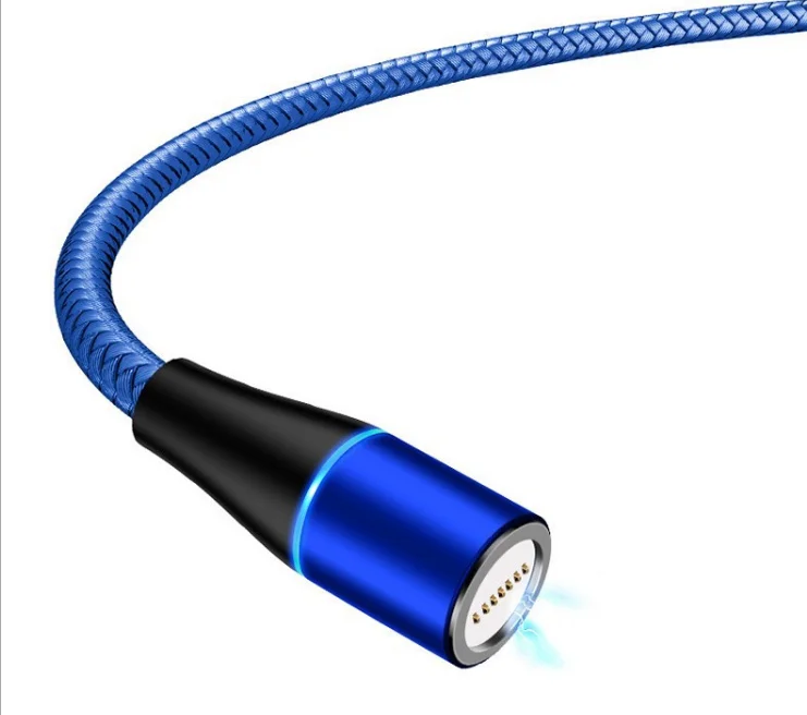 3A high intensity magnetic fast filling round head magnetic data line three in one