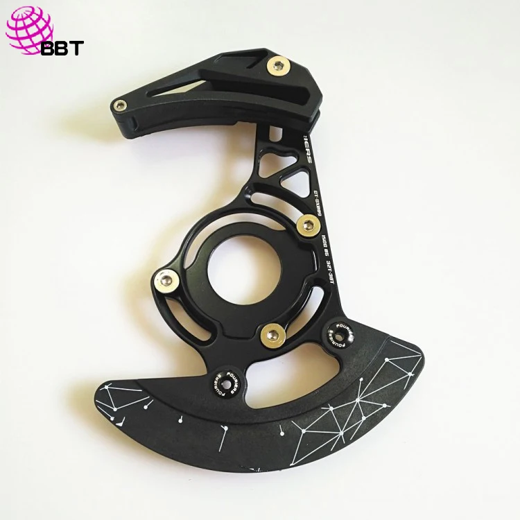 
Stainless Steel 316/Invar/Monel/Titanium Grade5 Lightweight Enclosed MTB BMX Chain Guide Chain Drop Catcher Chain Protector 