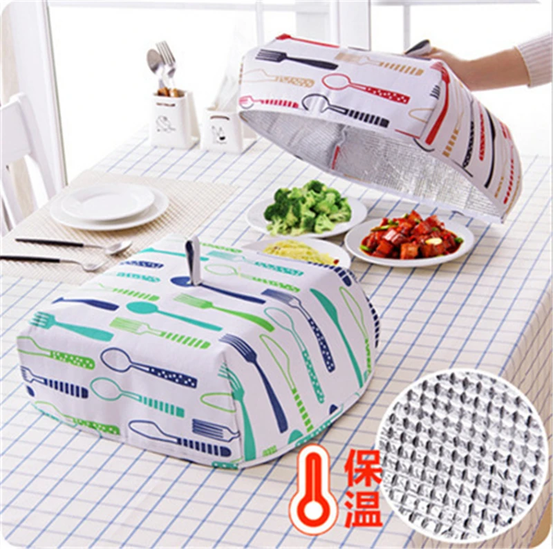 Trendy Heat Insulated Dining Table Foldable Food Covers Big Size 15 Inch Anti Dust Collapsible Food Tent