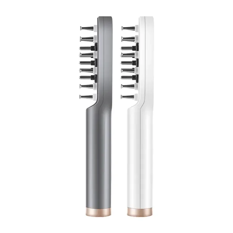 hair loss treatment  650nm red light therapy electric diode tonic brush vibration scalp laser hair growth comb