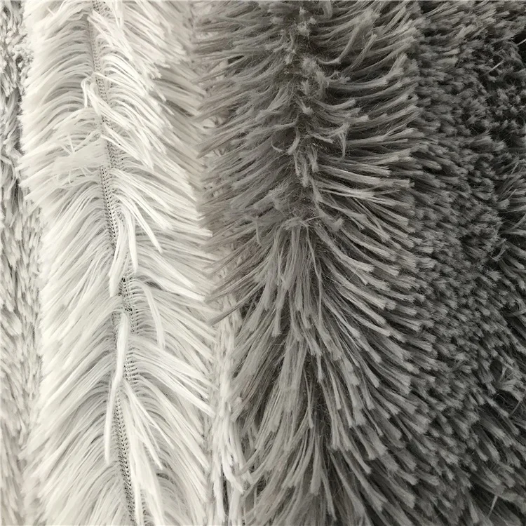 30MM High Pile Knitted Mink Faux Fur Velboa Plush Fabric Manufacturer