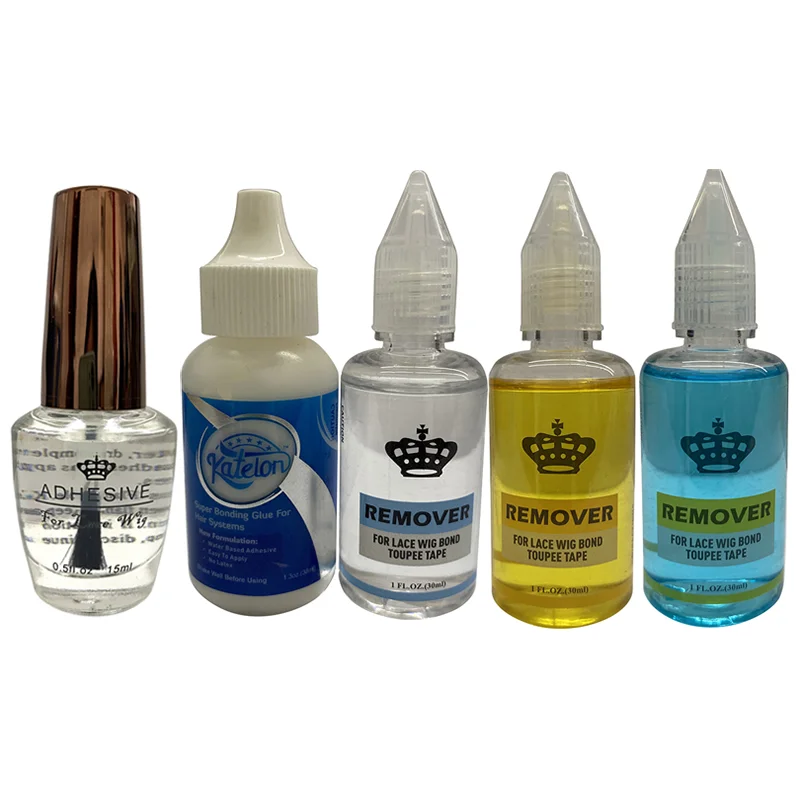 Wholesale Price Lace Wig Glue & Remover Hair Extension Tools for Toupee/Adhesive/Tape Hair Removal