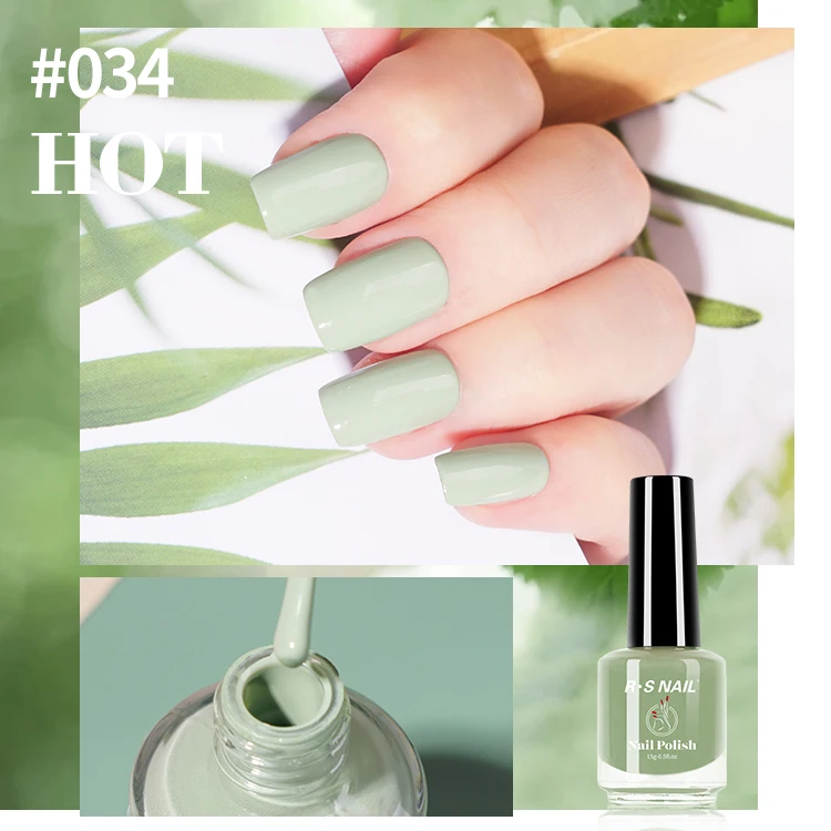 RS Nail Varnish 100 Colors Quick Drying Custom 5g 10g 15g Private Label Nail Polish Nail Color