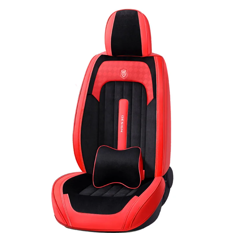High quality PU PVC car seat cover universal luxury seamless car seat covers