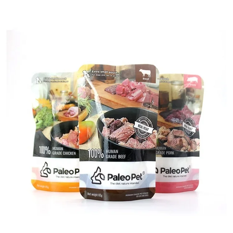 High Quality Custom High Temperature Barrier Foil Retort Pouch Retort Bag Aluminium Stand Up Pouch For Instant Cooking Moi-moi