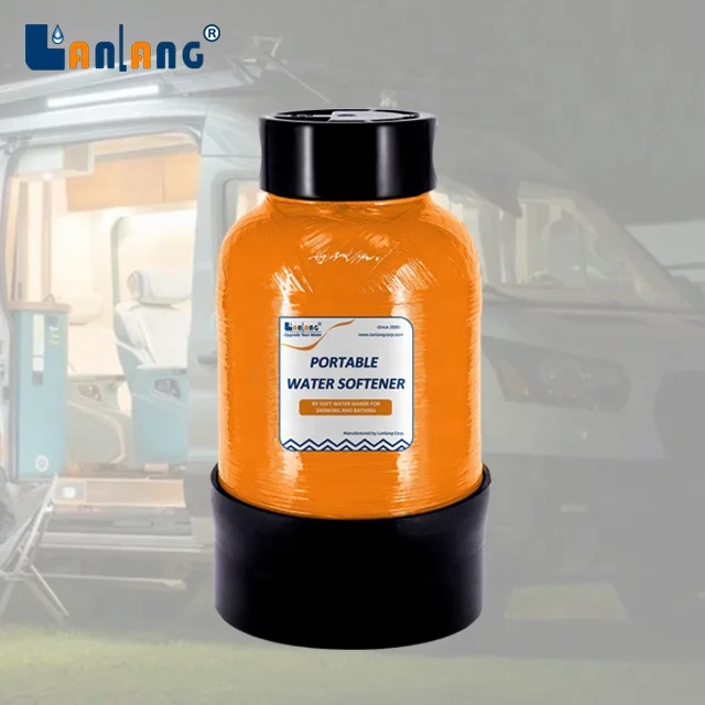 Lanlang camping tools portable eliminates hard water filter NSF certificated water softener RV water filter system