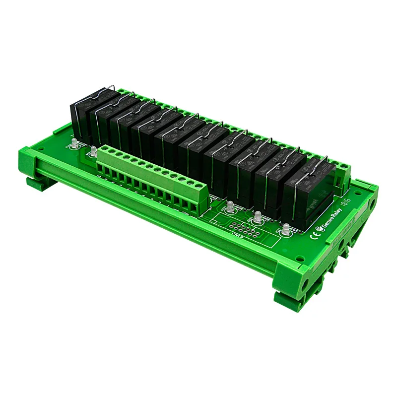 10-канальный высокочастотное электромагнитное реле Модуль 8-pin 12v/24v транзистор DC защиты плата управления