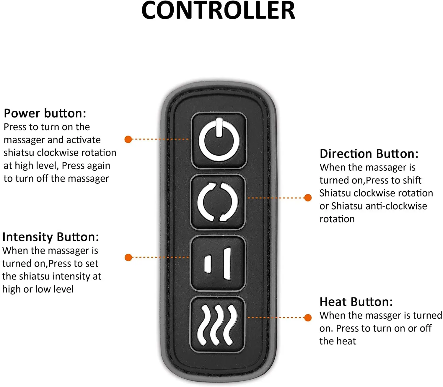 hyperic cervical shoulder blade massage pain relief relaxer with heating for shoulders elbows knee joints leg