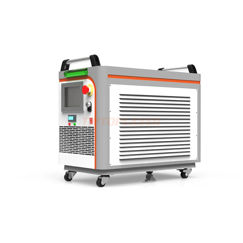 High Quality Level 300W Water Cooling Pulse Laser Cleaning Machine For Metal Or Stone Surface Rust Or Paint Removing