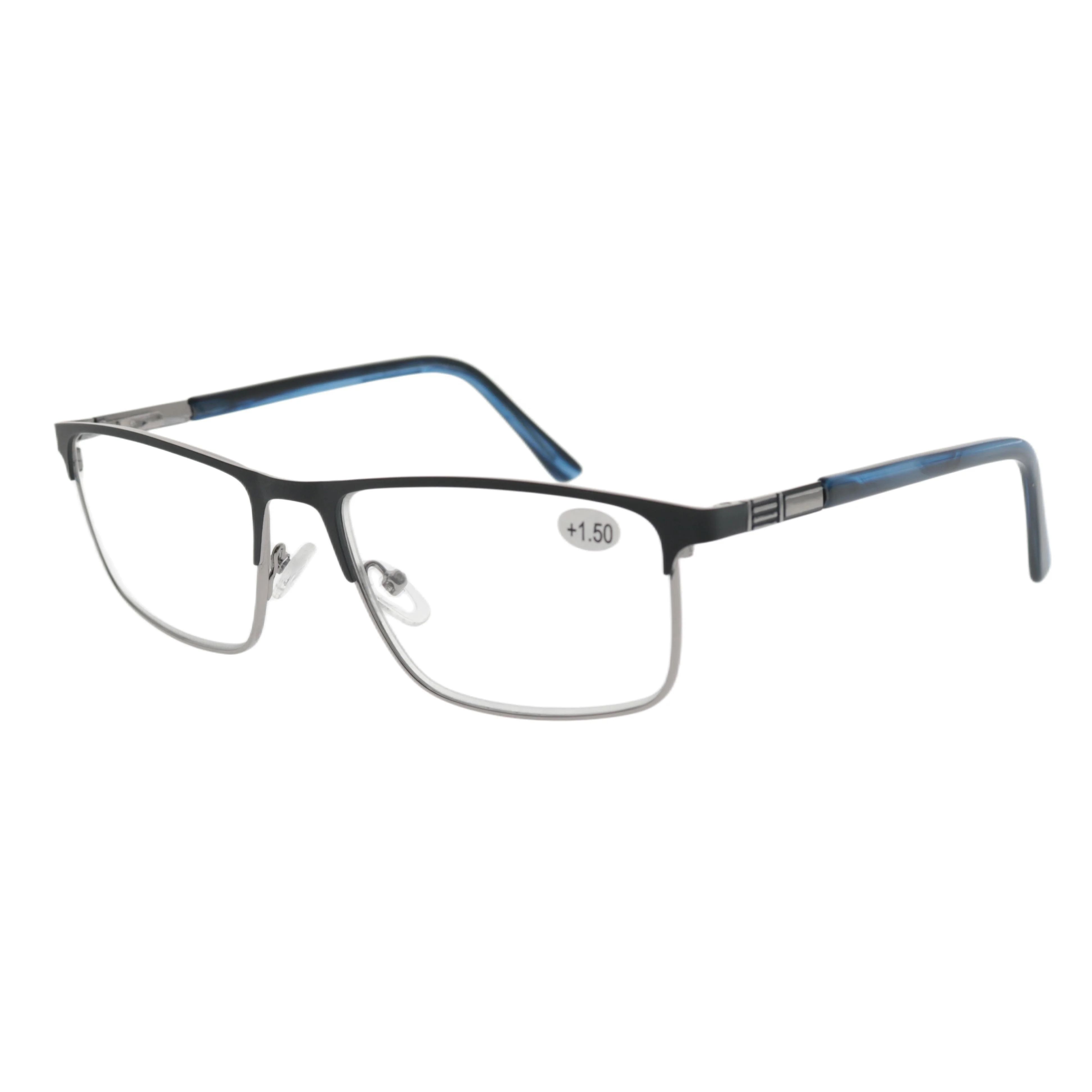 Очки для чтения Sunbest 2559 от производителя очков от производителя, индивидуальные пресбиопические очки, металлические прямоугольные пружинные петли, очки для чтения