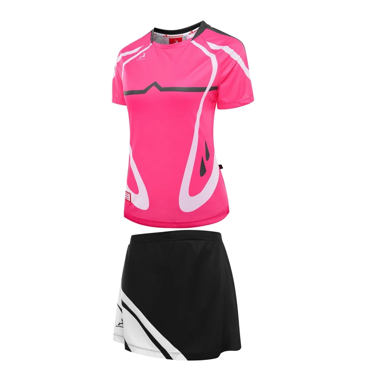 Sports Wear Tennis Uniforms Made of Polyester Half Sleeves