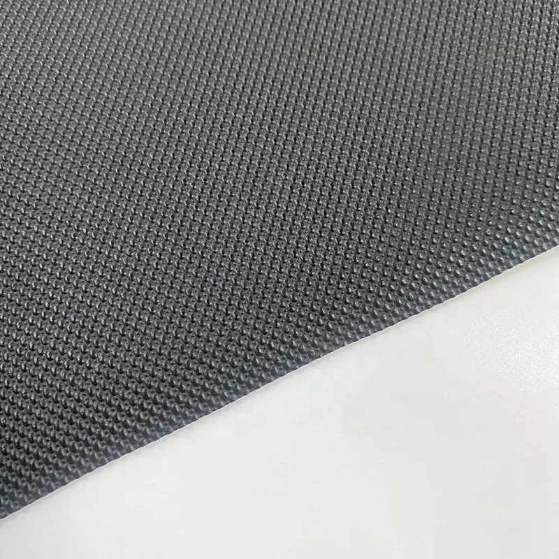 stretchable black color anti-slip PVC leather fbaric use for honda motorcycle seat cover universal and auto upholstery
