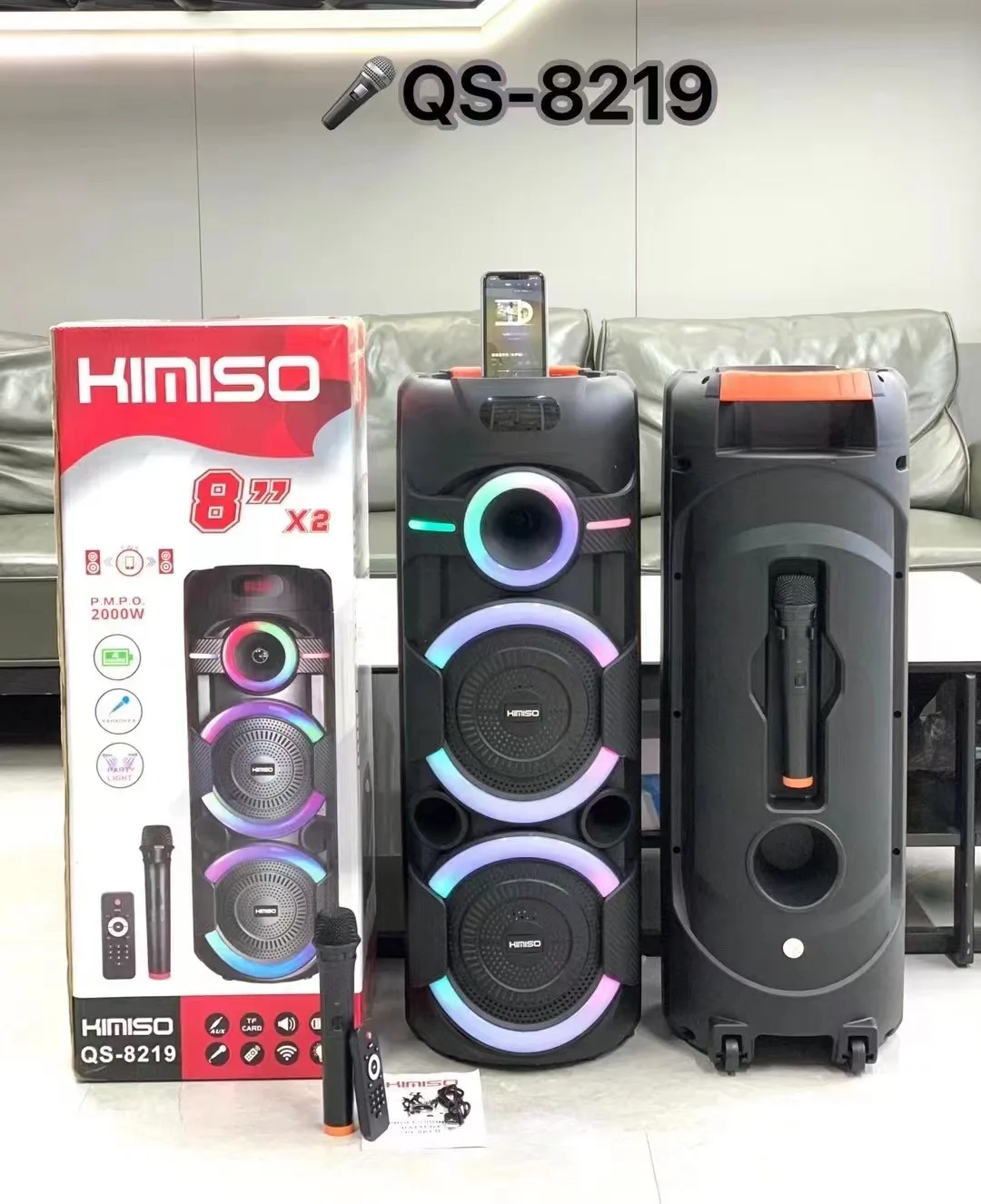 China Supplier dj speaker s speaker with led light kimiso portable speaker