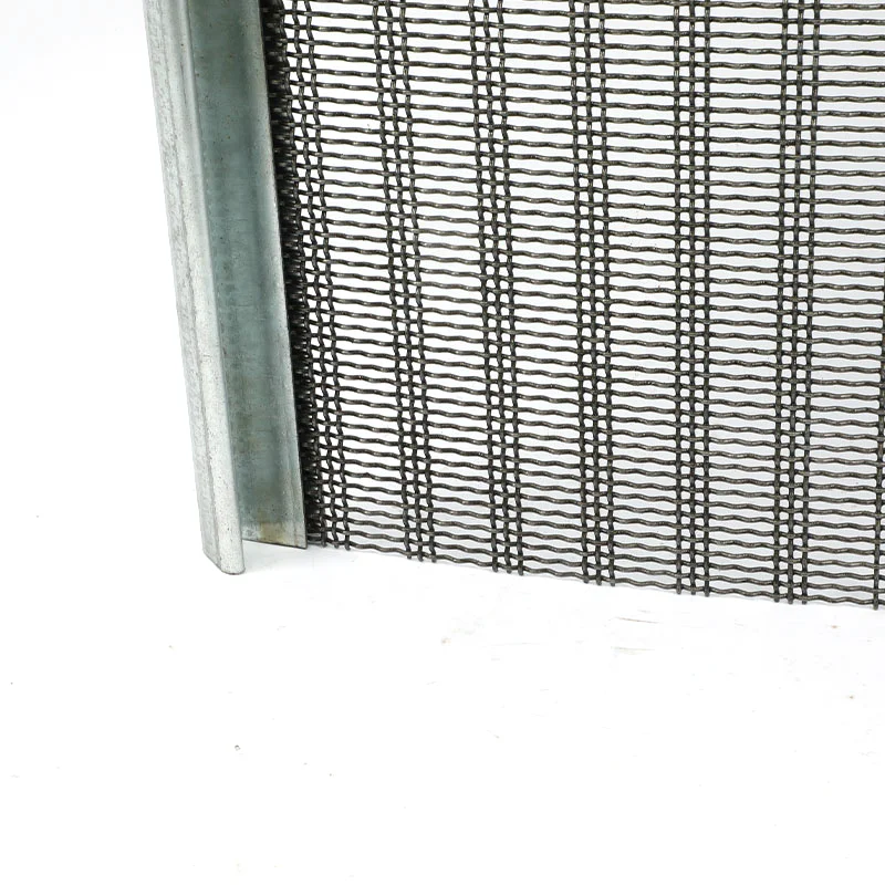 65Mn 3mm 4mm 5mm wire mining screen mesh Mine sieving mesh sand Ore Screen Mesh