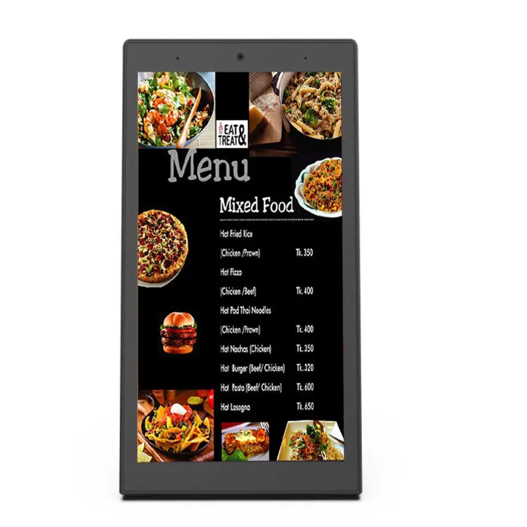 10 Inch Android Tablet For Advertising Display industrial Touch Screen L Type Digital Signage