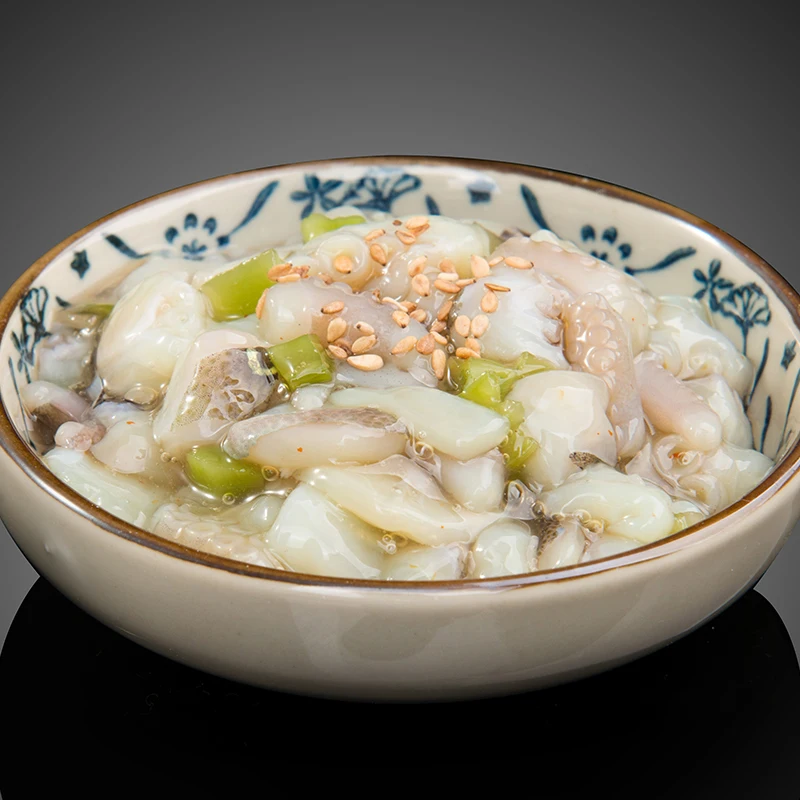 Gaishi OEM/ODM   Mustard TAKO Frozen Seasoned Baby WASABI Tako