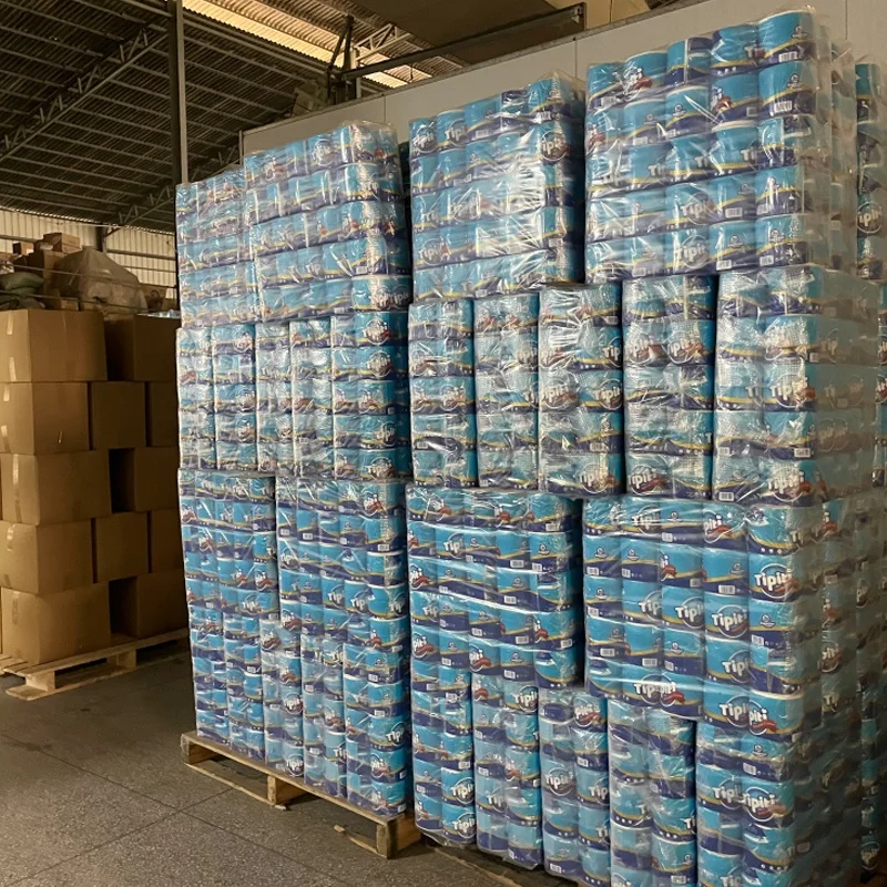 Manufacturer 2 ply 3 ply 100% virgin wood pulp soft  toilet tissue paper rolls toilet paper