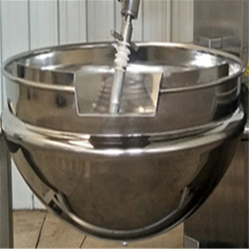 
industry gas jacketed pressure cooking pot 200l 