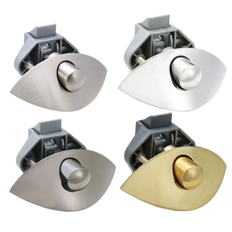 RV Cabinet Latch Zinc Alloy Electroplating Nylon Bottom Chrome Moon Lock