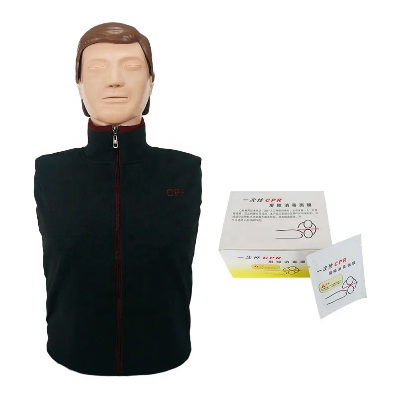 
Bls trainer simulator pulse dummy cpr aid training dummies used manikins half body mannequin for cpr 