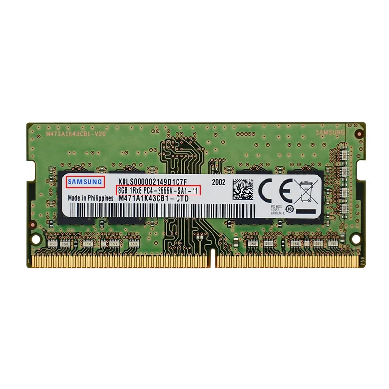 Память для ноутбука Samsung 8 ГБ 16 ГБ 32 ГБ DDR4 2666 МГц 260-Pin SODIMM 1,2 в