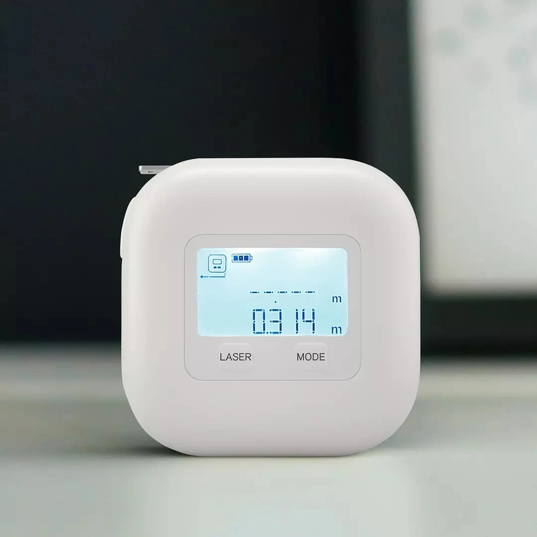 Youpin AKKU 2 в 1 цифровая лазерная измерительная лента с ЖК-дисплеем USB зарядка Mi инструменты легко носить