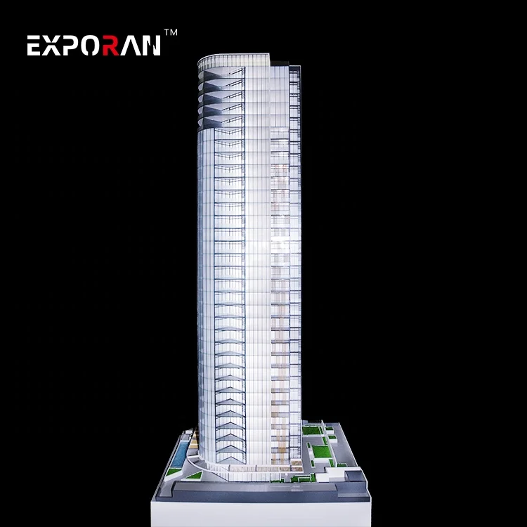 Refined real estate building model for real estate sales