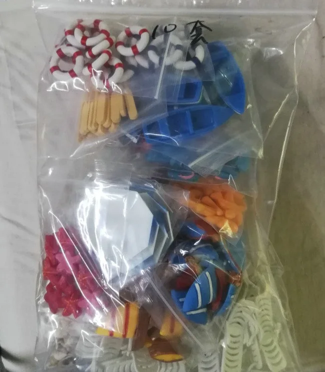 Baby House summer Mini accessories beach set 18 Piece Baby House summer shell beach sun umbrella