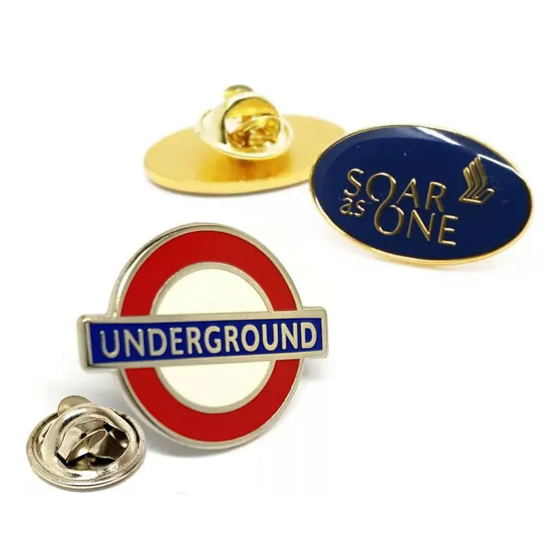 Manufacturer Design Your Own Custom Epoxy School Collar Creative Crafts Exquisite Enamel Metal Lapel Pins For Suit Men Badge