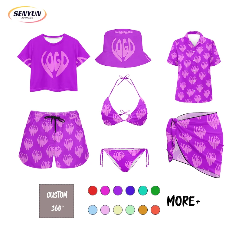 Custom Logo Summer Luxury Mini Micro Bikini Set Women String Swimwear High Waist Thong Blank Printed Lace Up Two Piece Swimsuit