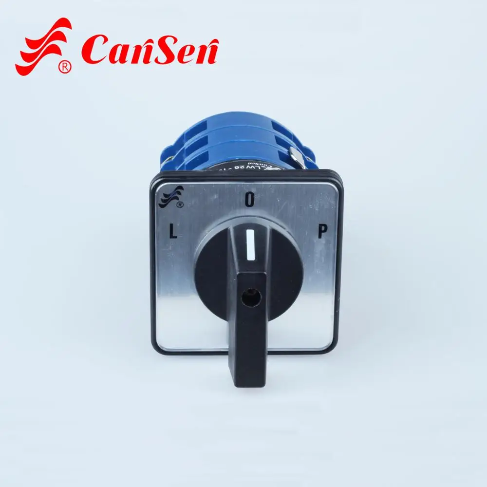 Cansen LW26-125 L-O-P electrical main switch CE certificate universal rotary cam switch