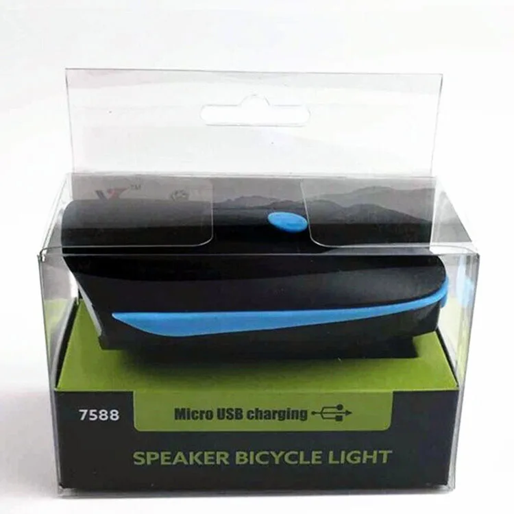 Hot sale Rechargeable Waterproof Bicycle Light USB Horn Bike Front Road Accessories Loud Alarm Bell