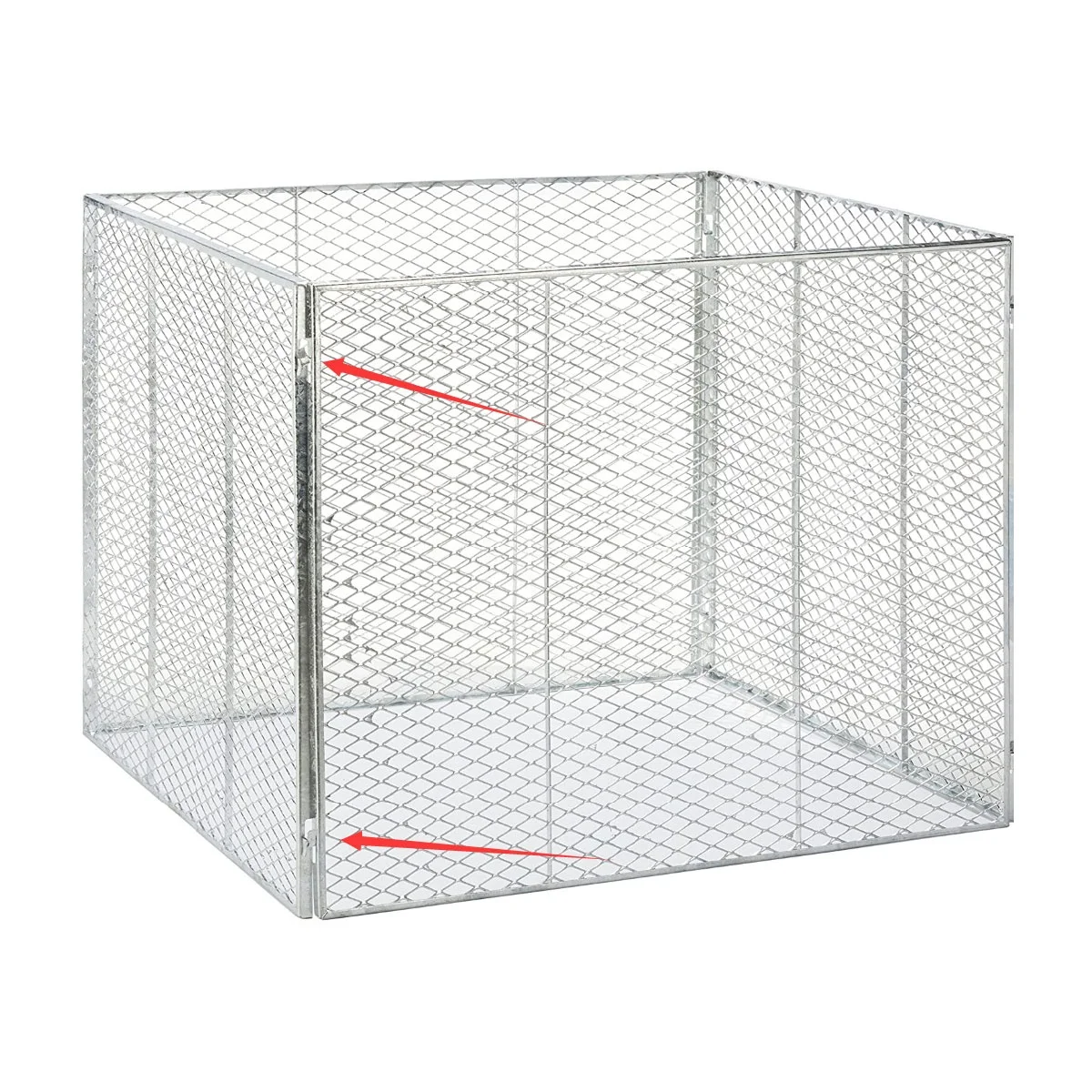 BSCI Certificate Factory Sales 100x80cm 4 Panels Expanded Mesh Panel Garden Composter