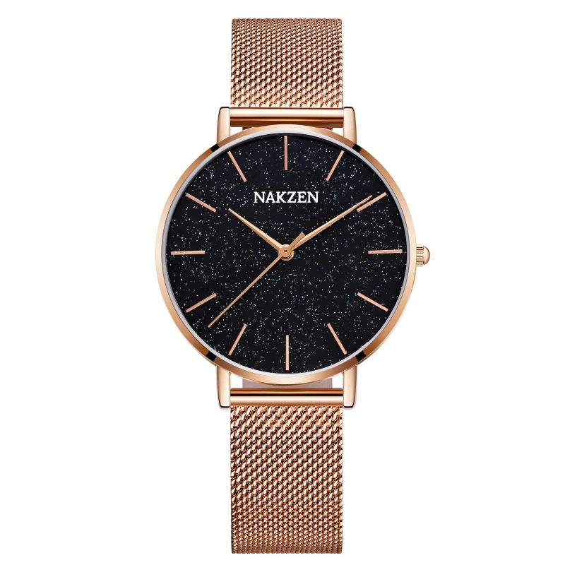 nakzen brand japanese quartz movement female watches