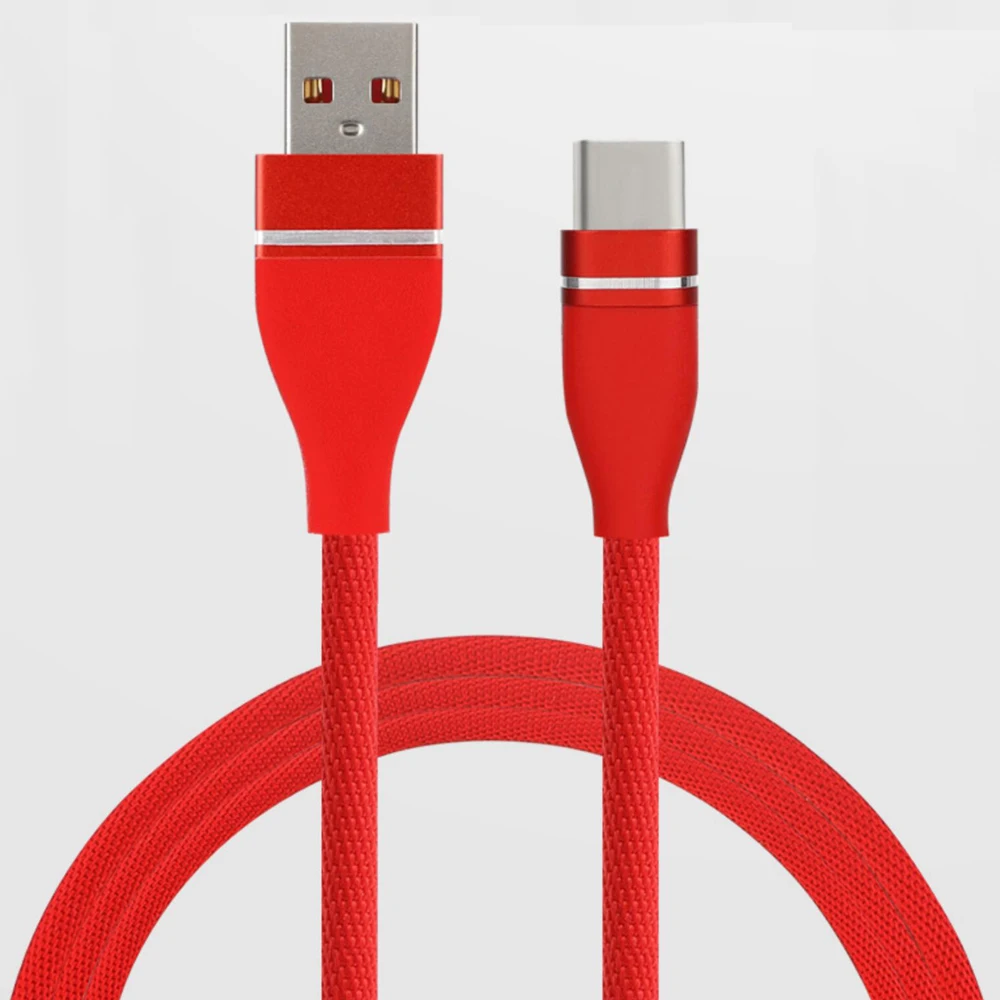 Новый usb-кабель 2.4a тканевый Плетеный micro usb зарядный кабель usb c корпус из сплава 3 фута Дата-кабель для samsung/huawei/xiaomi/iphone