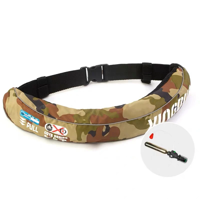 Custom Logo Inflatable Life Vest Personalized Diving Life Jacket Swim Vest For Snorkeling Diving Swimming Outdoor Sports