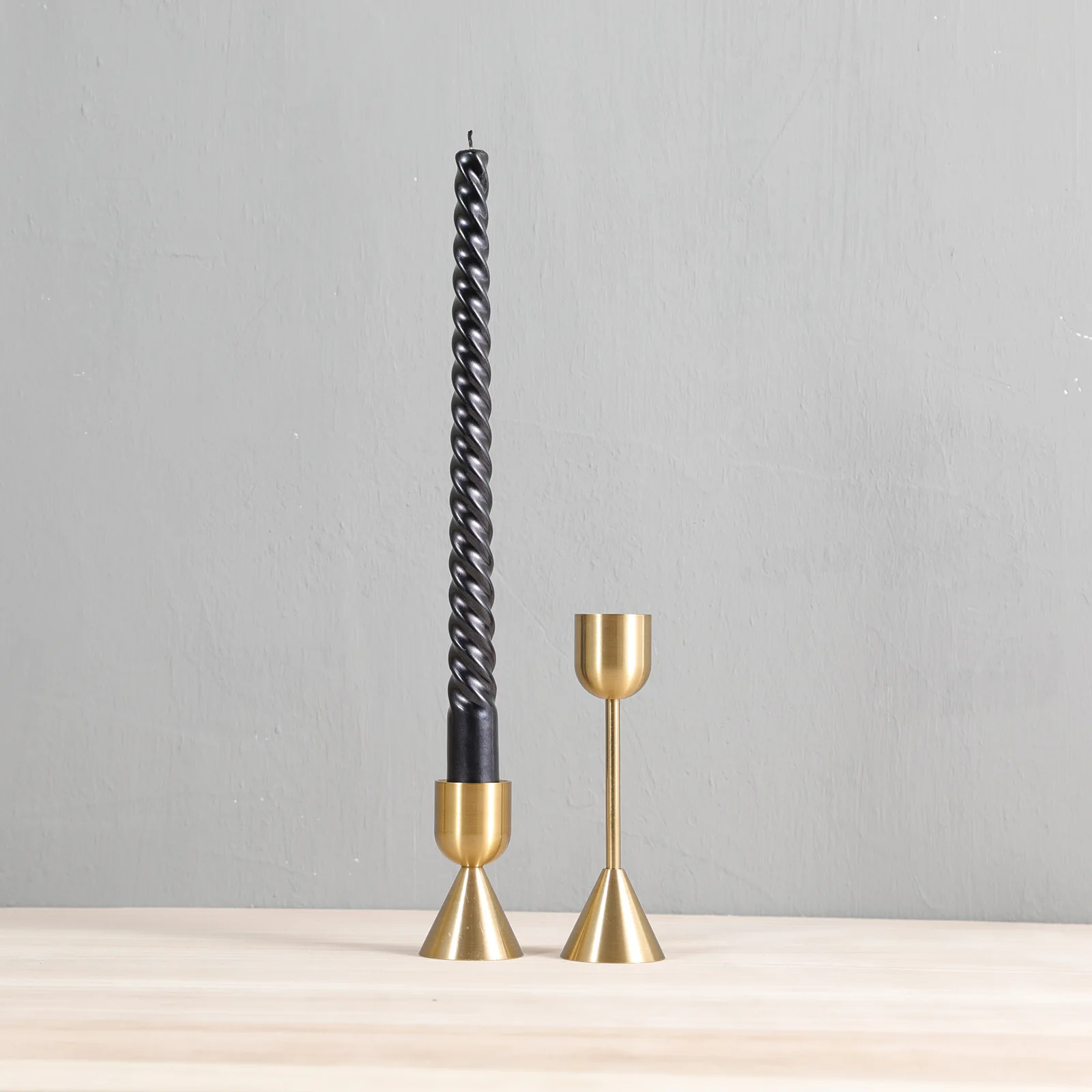 Hot selling gold candle holder brass table candlesticks for home wedding party decoration