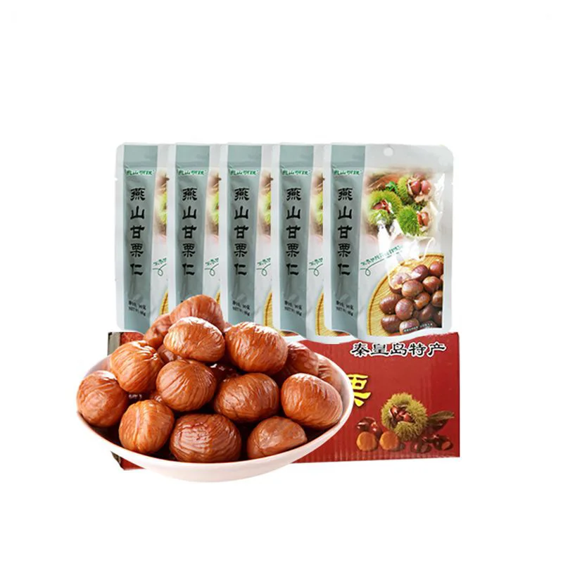 Sweet Halal Peeled Roasted Chestnut Food Snacks