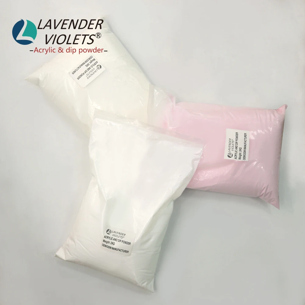 Wholesale OEM clear white natural pink acrylic and Powder in Bulk acrylic powder for Nail Art