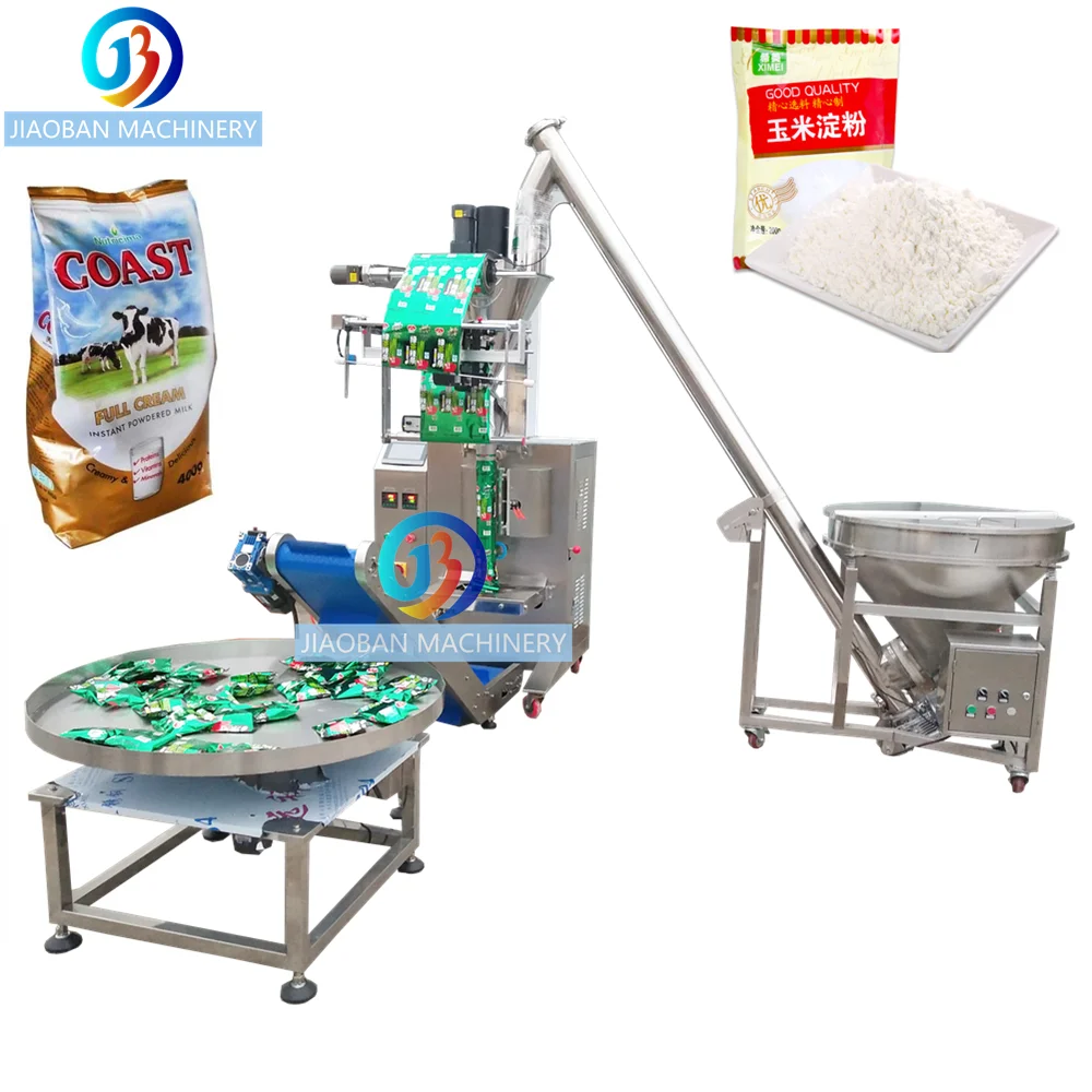  JB-300F автоматическая машина для наполнения и упаковки порошка чили с шнековым наполнителем 50 г-1 кг