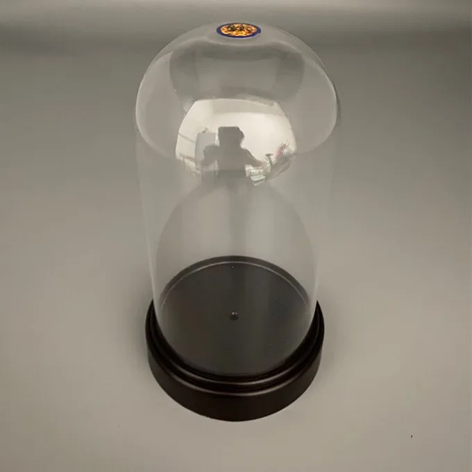 Instock Factory Price Vacuum Acrylic Dome Decorative Display Dome Plastic With Base