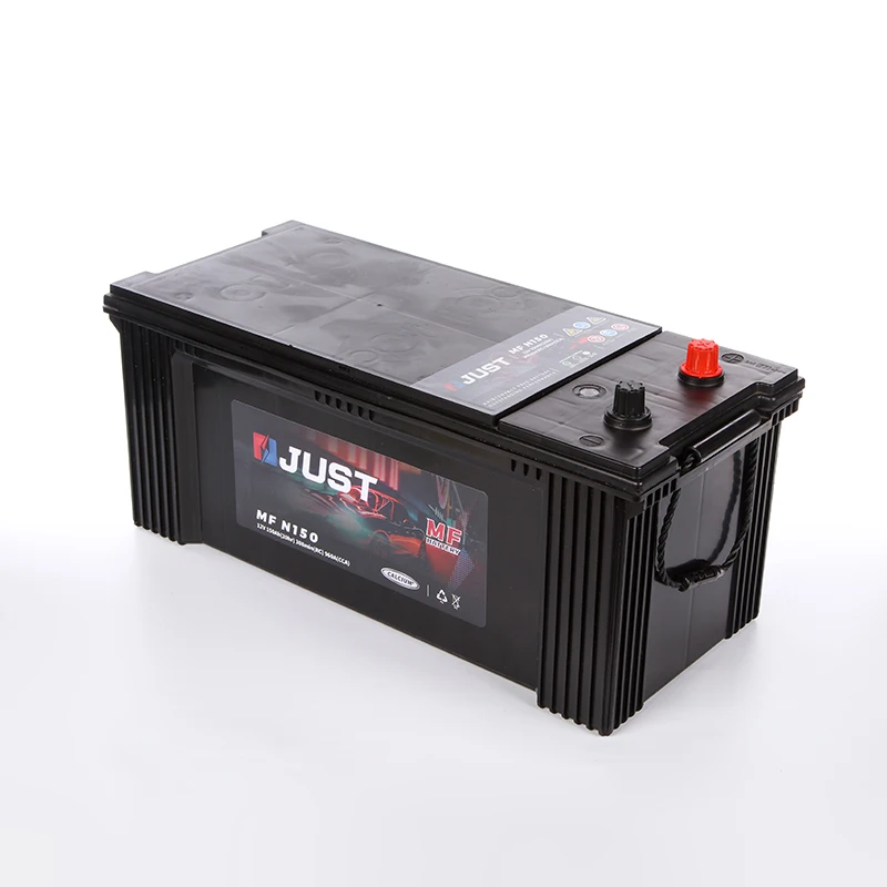 Maintenance free lead acid truck electric power accumulator battery n150 12v 150ah