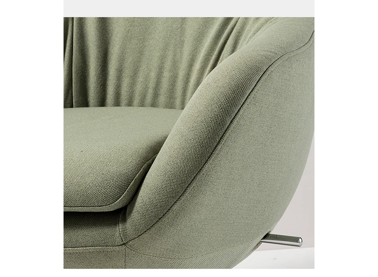 High back leisure chair  swivel chair with ottoman living room design inn furniture