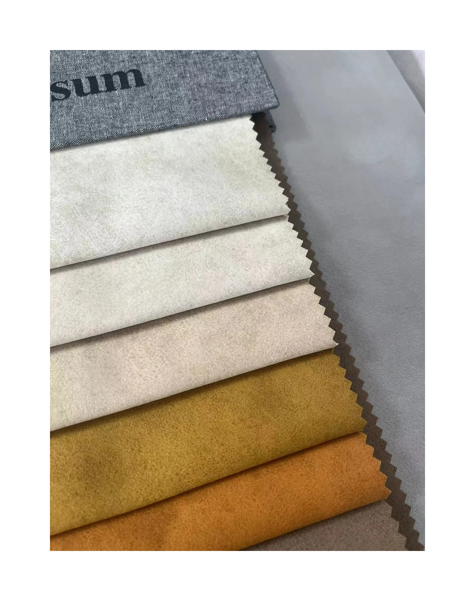 Langsum#VINCENT#Hot selling suede sofa fabric technology fabric for sofa cover mattress