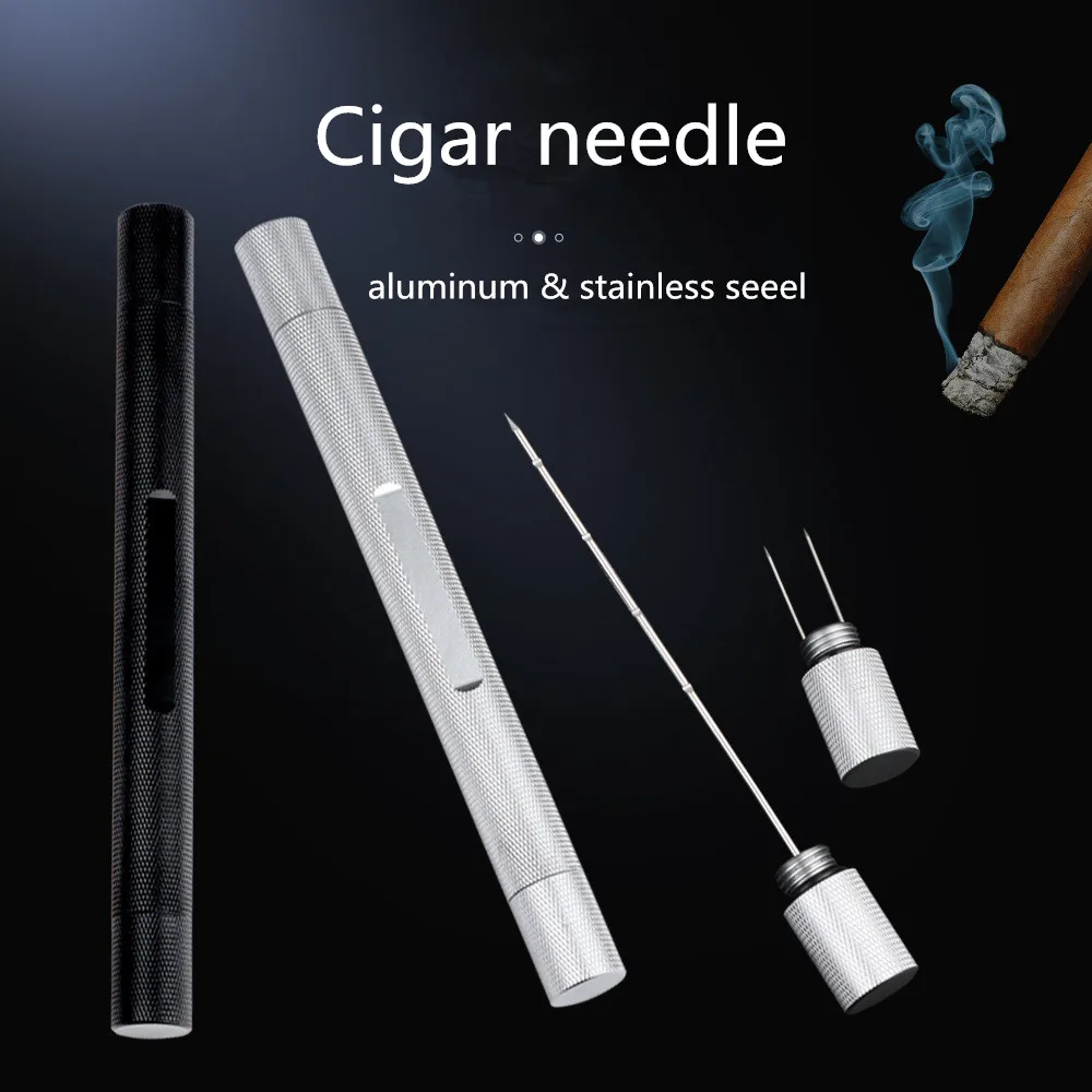 Perfecdraw Precise 2 in 1 Cigar Draw Enhancer Drill Tool Poker Stick Cigar Needle