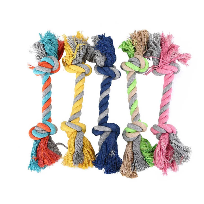 Hot Sale Pet Accessories Premium Puppies Dog Interactive Dog Toy Toothbrush Rope Cotton Pet Chew Toys For Dog